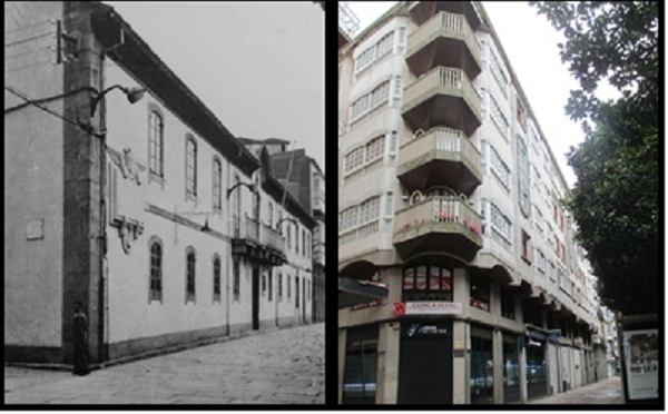 Antiguo Ayuntamiento Ferrol y Edifivio Actual.