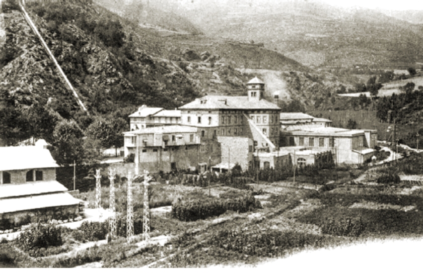 Colonia Recolons, c. 1920. Antigua colonia situada en Ribes de Freser a finales del siglo XIX.